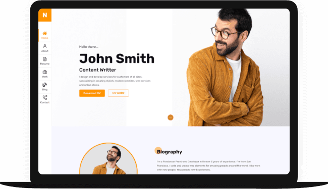 intro page