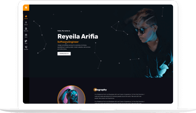 intro page
